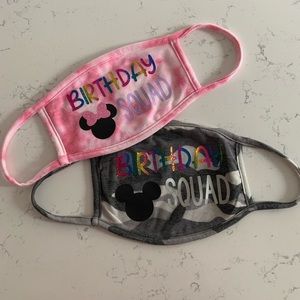 His and Hers Disney Birthday Masks